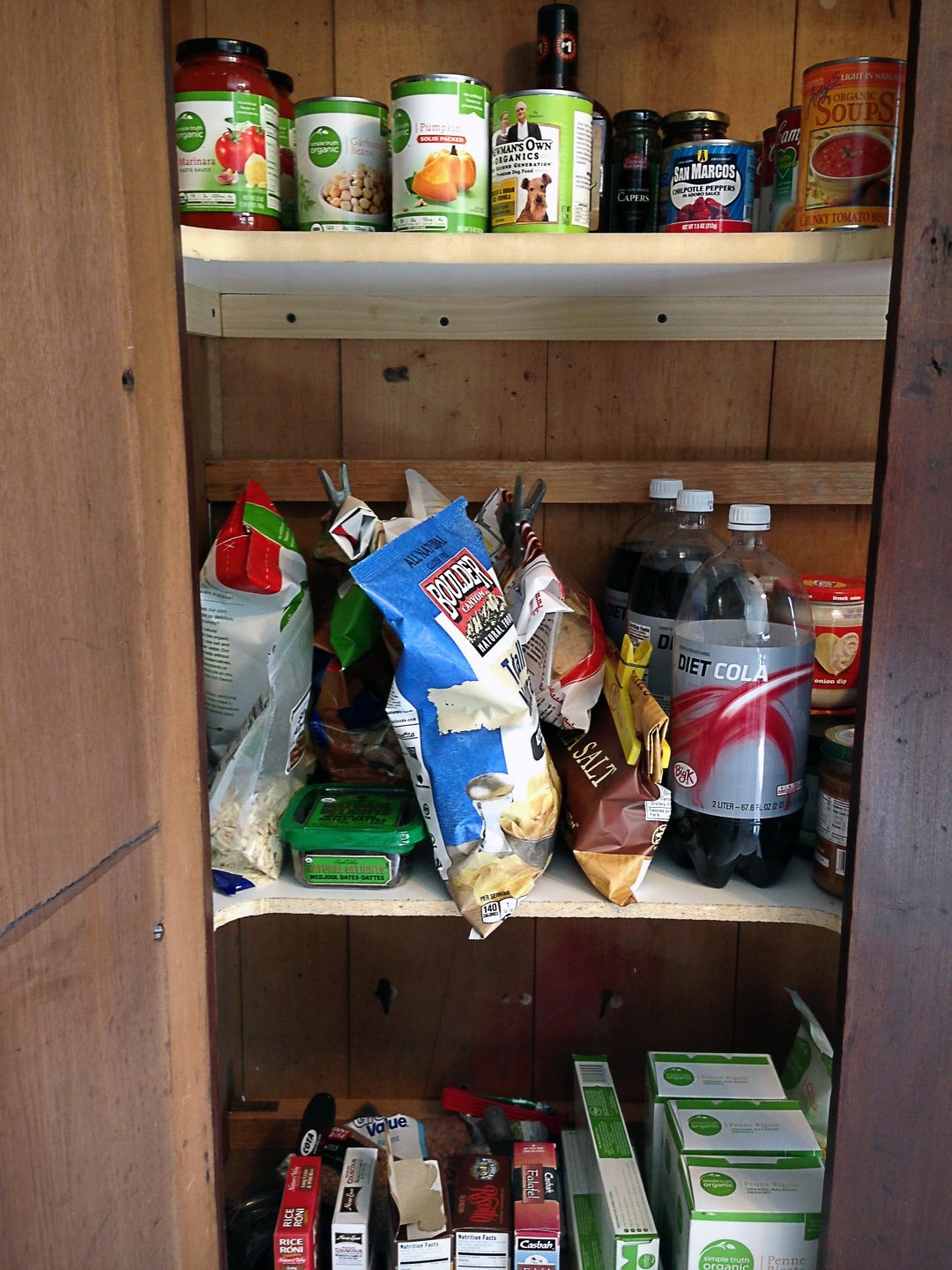 How to Turn an Old Wardrobe Into a Pantry
