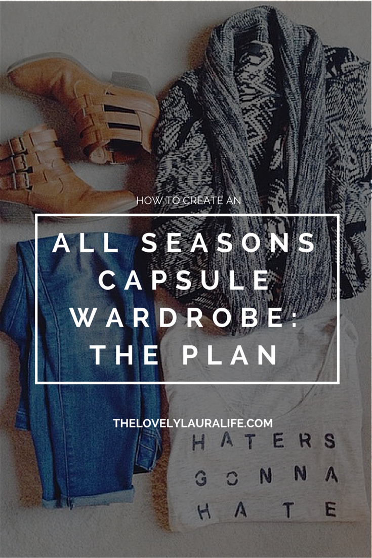 how to create an all seasons capsule wardrobe- the plan